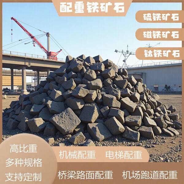 Iron Ore Raw Stone, Magnetite, Metallurgical Iron Smelting Materials, Machinery, Bridges, Elevators, Counterweights, Wastewater Treatment, Pyrite Ore