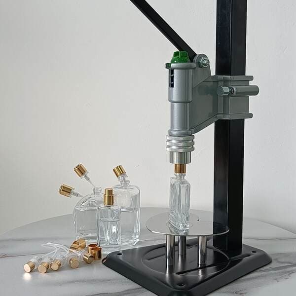 Cross-Border Detachable Desktop Manual Perfume Bottle Capping Machine, Plastic Snap-On Sealing Machine, Medium-Sized Capping Machine