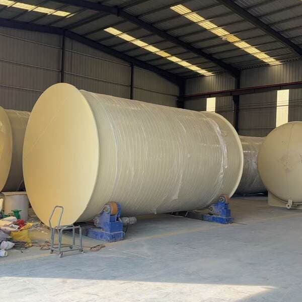 Large Horizontal Storage Tank Pph Storage Tank, One-Piece Molded Thickened Pph Hydrofluoric Acid Resistant Liquid Storage Tank, Chemical Mixing Equipment