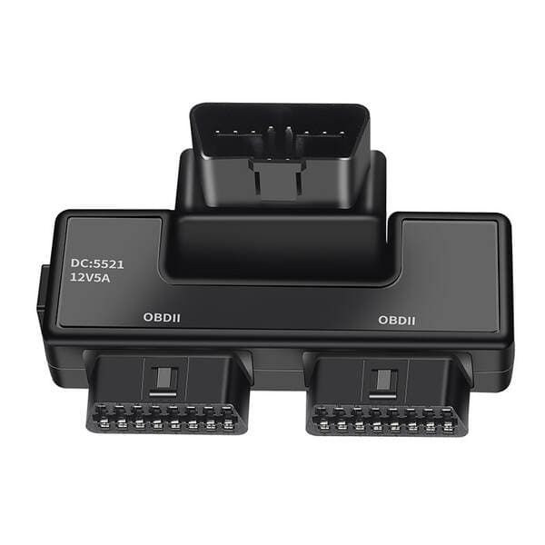Obd2 One-To-Two Adapter Cable 16-Pin 16-Core Car Truck New Energy Obd Universal with Dc5521