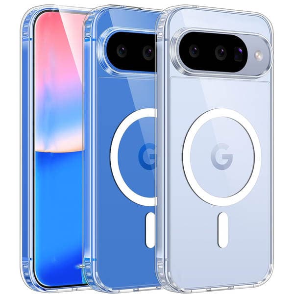 Suitable for Google Pixel10A Mobile Phone Case, Transparent Magnetic Anti-Fall Protective Cover, Googlepixel9Proxl Hard Case