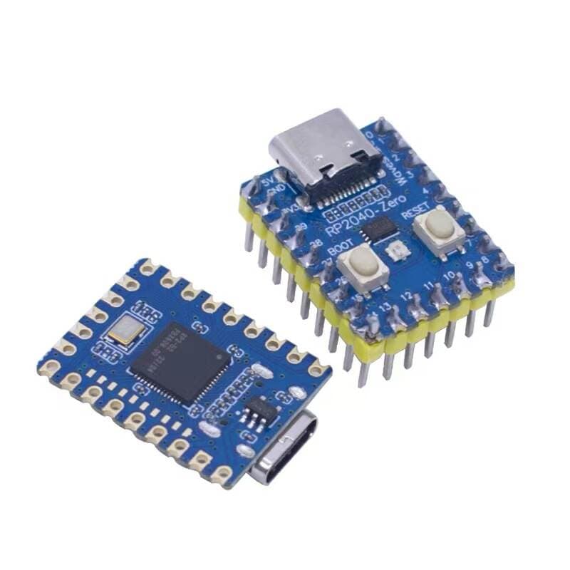 Raspberry Pi RP2040-Zero Mikrodenetleyici, Pico Geliştirme Kartı, Çift Çekirdekli RP2040