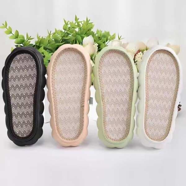 Embroidered Shoe Soles for Spring, Autumn, and Winter DIY Handmade Woven Crystal Soles, Rubber Soles for Slippers, Wear-Resistant and Non-Slip
