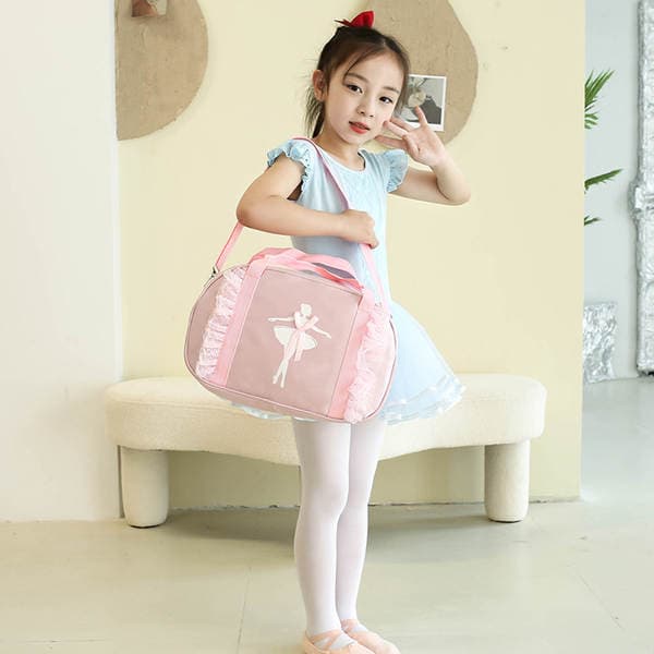 Dance Bag New Children Shoulder Dance Backpack Latin Ballet Bag Girl Princess Dance Bag Printing LOGO