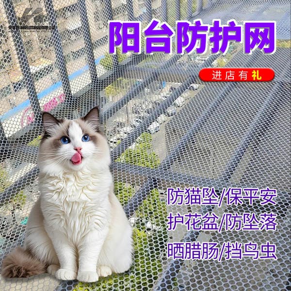 Aging-Resistant and Sun-Resistant Plastic Net, Chicken and Duck Breeding Net, Balcony Cat Window Sealing Net, Balcony Protection Net, Plastic Net
