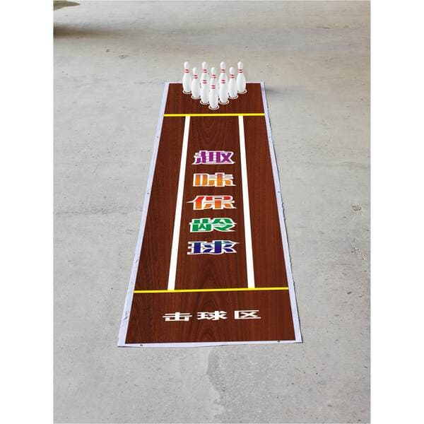 Bowling xalçası, uşaq və böyüklər üçün, portativ, qapalı/açıq oyunlar