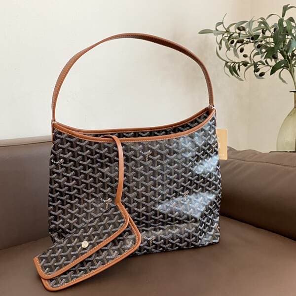 Zərif Hobo Çanta, Qadınlar üçün Böyük Həcmli Alış-veriş Tote Çantası (Houndstooth Naxışlı)