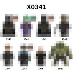 Foreign Trade Goods X0341 Super Movie Series Educational Assembled Building Block Minifigure Toys Opp Bag