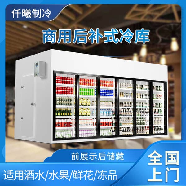 Back-Filling Cold Storage Complete Set of Equipment Supermarket Freezer Refrigerated Freezer Commercial Beverage Cabinet Fruit Preservation Cabinet