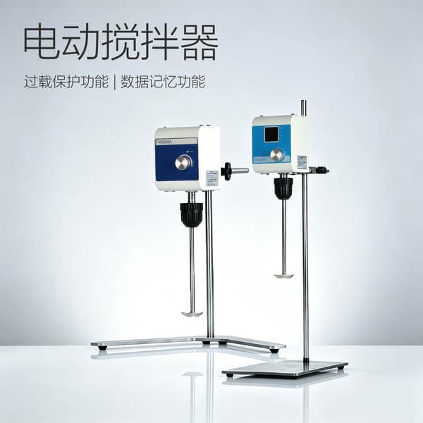 Cantilever-Type Stirrer Manufacturer Directly Supplies Digital Display Constant-Speed High-Power Chemical Laboratory Liquid Reagent Mixing and Stirring Equipment