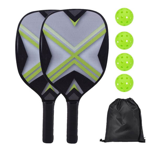 Pickleball Paddle Set Wooden Racket Outdoor Beach Racket Pickleball Paddles Squash Racket Portable