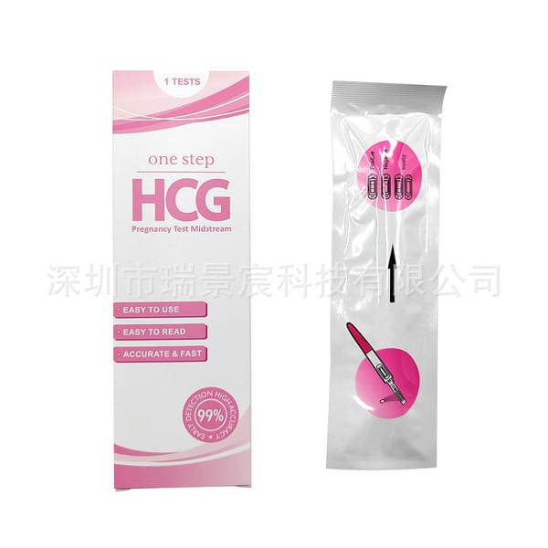 in stock export English packaging HCG Pregnancy Test Midstream 1 person/box wholesale