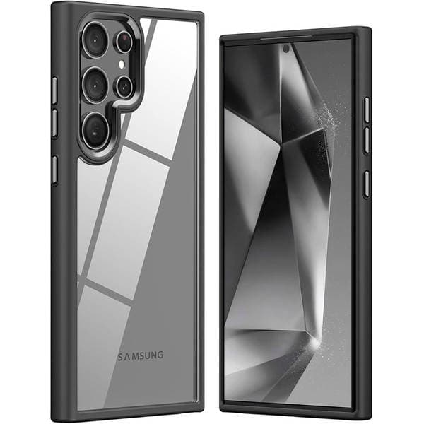 Samsung S26Ultra, Galaxy S25Edge, S24 üçün Şəffaf, Zərbəyə Davamlı Telefon Qabı