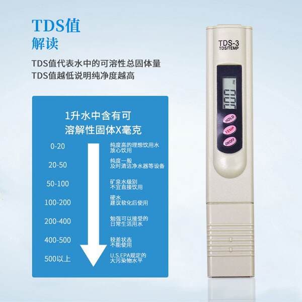 Multifunctional TDS water quality testing pen household water purifier drinking water tap water high precision water quality measuring instrument