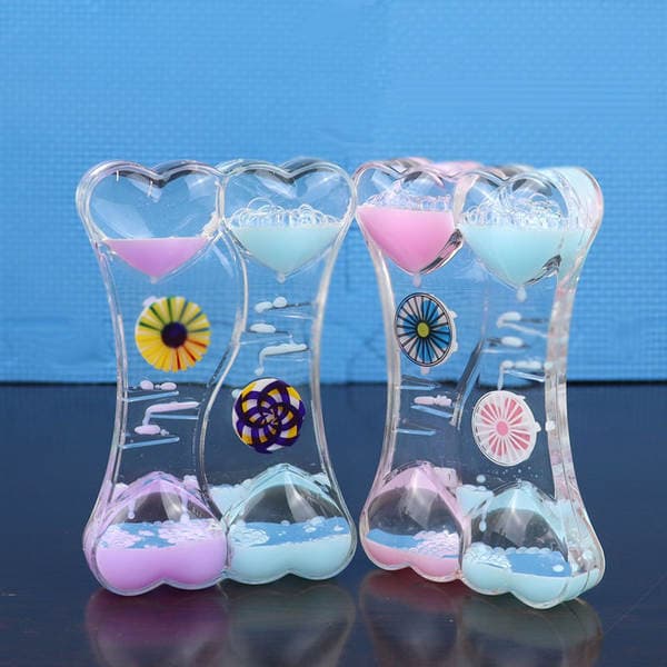 Creative Douyin Same Style Slide Oil Drop Toy Plastic Oil Drop Ornaments Pudding Milk Color Liquid Hourglass Oil Sprain Gift