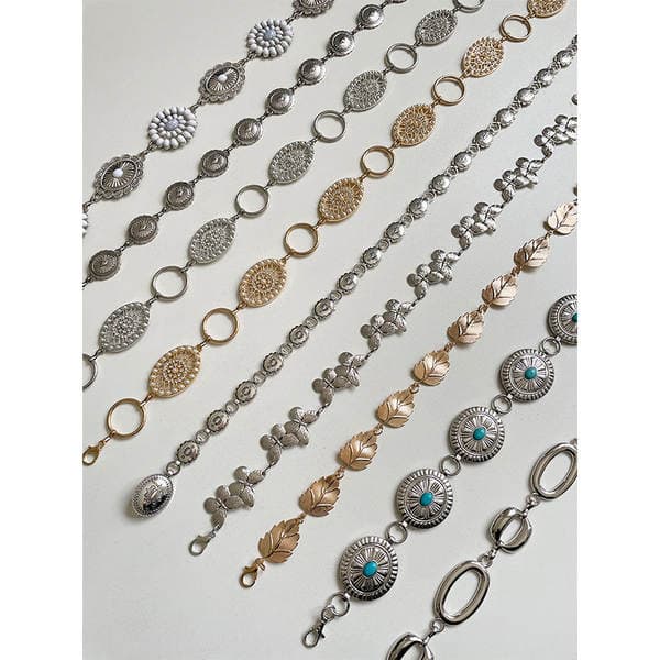 Bohemian Style Metal Butterfly Belt for Women, Retro Dress Chain Decoration, Ethnic Style Versatile Waist Chain, Trendy