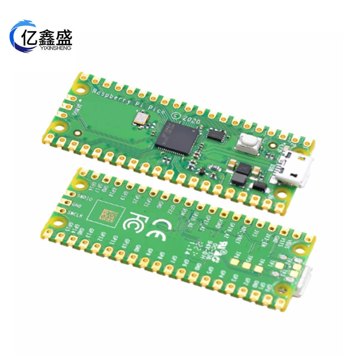 Raspberry Pi Pico inkişaf lövhəsi, ikinüvəli RP2040, MicroPython dəstəyi ilə