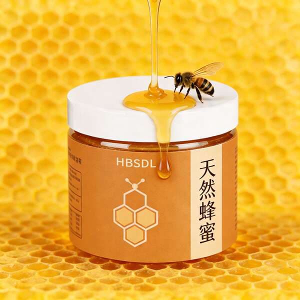 Matcha balı, çiyələk cemi və fıstıq yağı üçün PET plastik butulka.