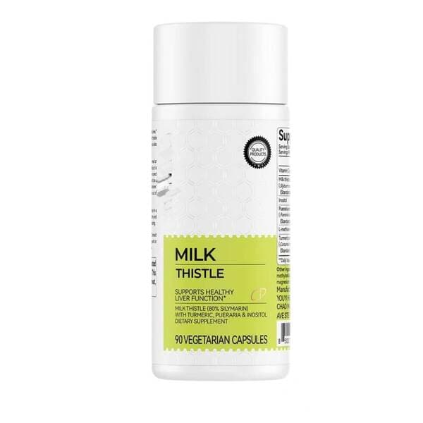 Milk Thistle Prebiotic Cleansing Capsules 90 Capsules Cross-Border Ready Stock Oem Private Label Liver Health Dietary Supplement