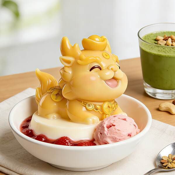 Sanxin Pixiu Chinese Style Cultural Creative Mousse Mold Cake Silicone New Year Mousse Creative DIY Cartoon Mold