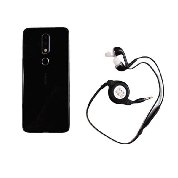 Naqilli idarəetməli, mikrofonlu, geri çəkilə bilən qulaqdaxili qulaqlıqlar (Apple/Android üçün, 1m)